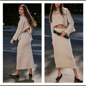 FREE PEOPLE FREE-EST Milley Reversible Skirt Set NEW With Tags XS